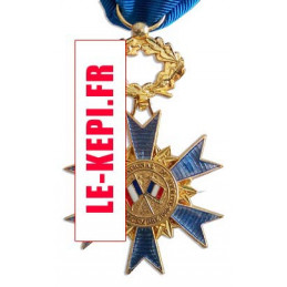 verso - Ruban boutonnière Femme Chevalier Ordre National du Mérite