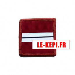 Galon velcro Infirmier pompier grade 1re Classe