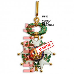 verso - Médaille ordonnance Légion d'Honneur Commandeur