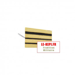 Galon métal Or à tige grade Commandant - pour tricorne armée