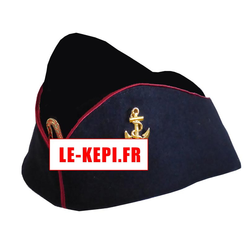 Casquette De Capitaine Nicholas Boland - Galons Dorés Et Ancre, Idéale Pour Costume Marin, Carnaval, Fête