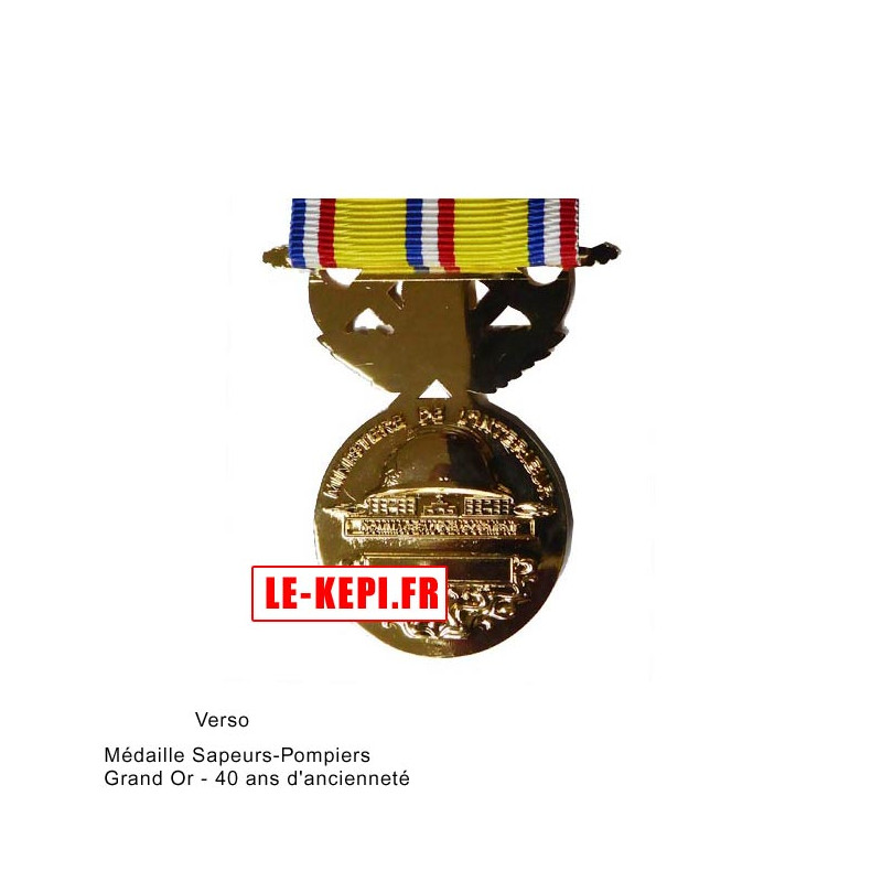 Médaille d'Ancienneté Pompiers MAP30 - Médailles d'honneur