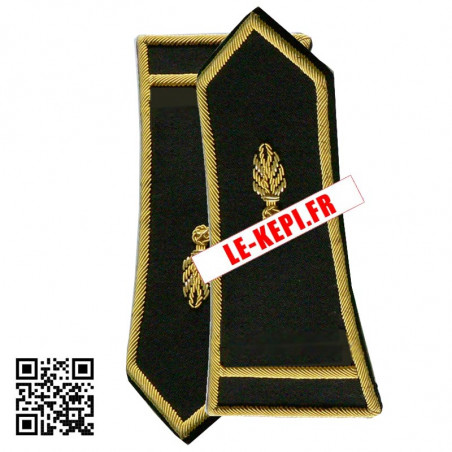 Pattes épaules pour spencer Sous-Lieutenant de Gendarmerie