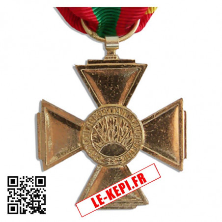 Médaille Ordonnance Croix du Combattant volontaire verso