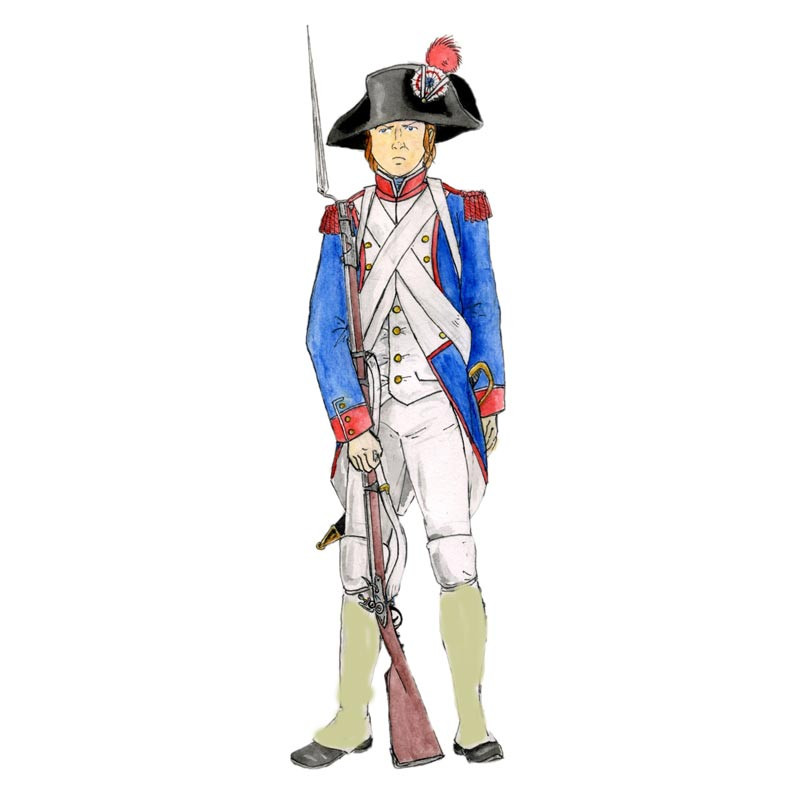 soldat du rhin 1791