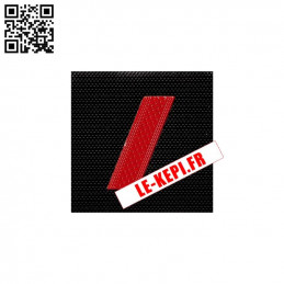 Galon Velcro Plastique ou pvc 1re Classe Pompier