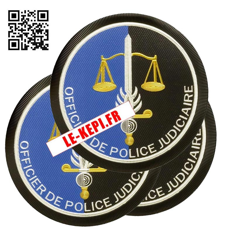 PACK OPJ n°4 Gendarme Officier de Police Judiciaire - 2 écussons brodés - 1 écusson plastique PACK OPJ n°4 Gendarme Officier de Police Judiciaire - 2 écussons brodés - 1 écusson plastique