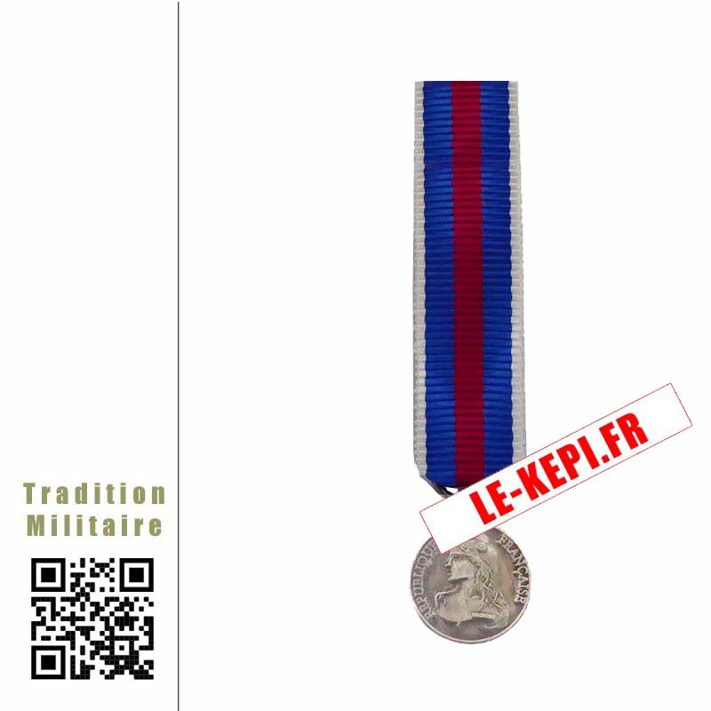 Médaille Argent réduction Réserviste Volontaire Défense et Sécurité Intérieure