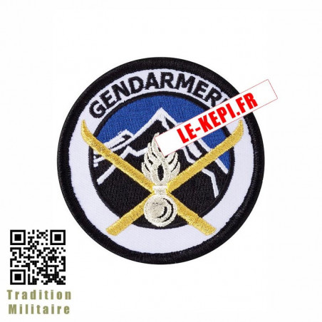 Ecusson Gendarmerie de MONTAGNE brodé