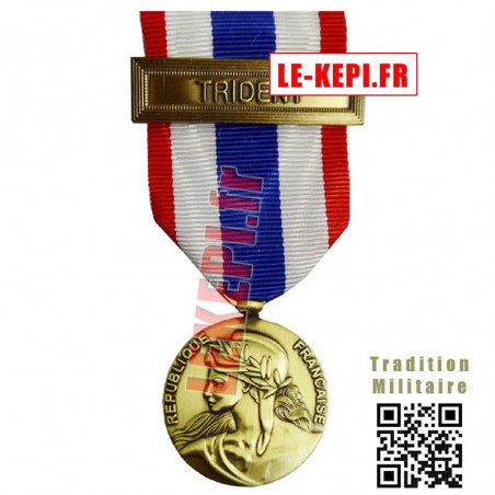 Médaille Ordonnance Protection Militaire du Territoire agrafe TRIDENT