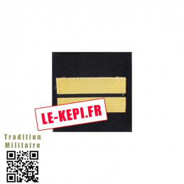 Galons velcro confectionné Lieutenant Gendarmerie Mobile ou Garde Républicain