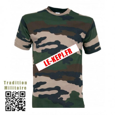 Tee-shirt camouflage centre Europe