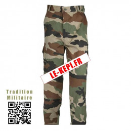 Pantalon bas droit F2 treillis militaire camouflage ce