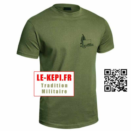 Tee-shirt Légion Etrangère coton vert olive
