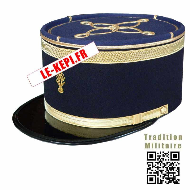 Képi Luxe Gendarmerie Garde Républicain ou Mobile Sous Lieutenant