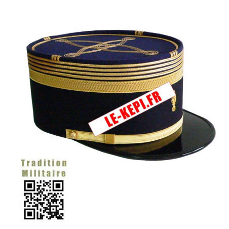 Képi commandant Luxe Gendarmerie Garde Républicain ou Mobile