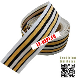 Coupe de Galon Lieutenant-Colonel Blanc - coupe de 100 cm