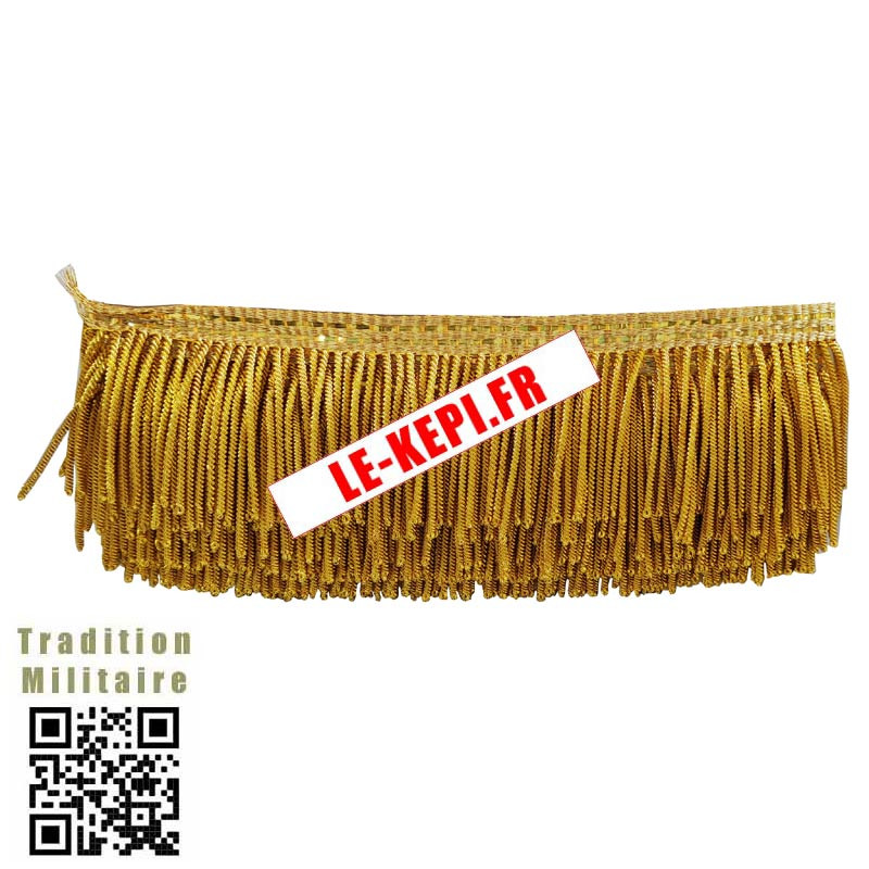 Franges dorés pour drapeau de tradition