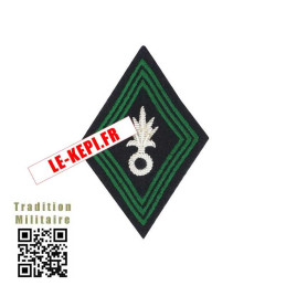 Ecusson de manche Argent Officier Légion Etrangère