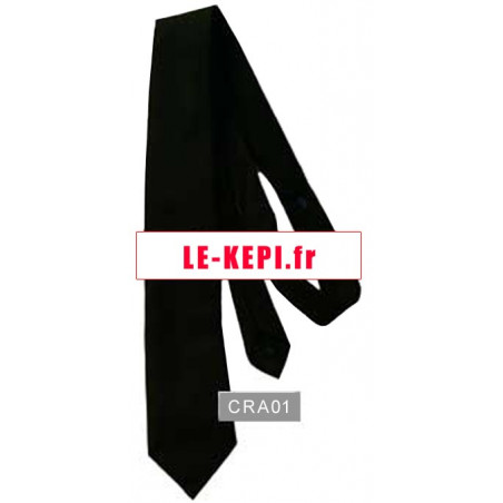 Cravate noire classique Gendarmerie