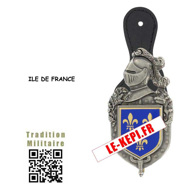ILE DE FRANCE Insigne complet pour vareuse Gendarmerie