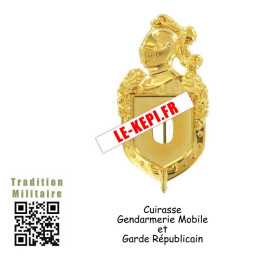 Cuirasse métalliques seule Gendarmerie Mobile et Garde Républicaine pour vareuse