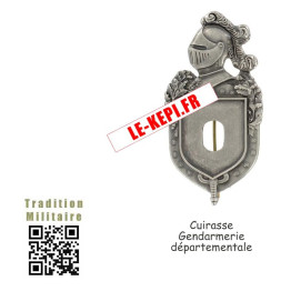 Cuirasse métalliques seule Gendarmerie Départementale pour vareuse