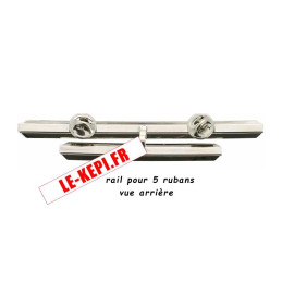 Rail seul pour 5 barrettes de décoration vue arrière