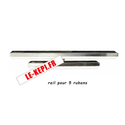 Rail seul pour 5 barrettes de décoration