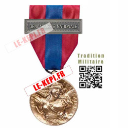 Gendarmerie Nationale agrafe sur médaille défense nationale bronze