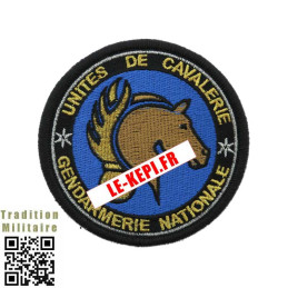 GARDE REPUBLICAINE Ecusson brodé UNITE DE CAVALERIE Gendarmerie
