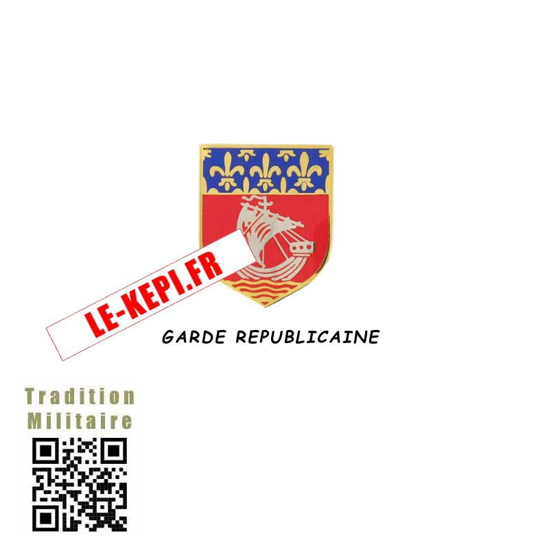 GARDE REPUBLICAINE Insigne Ecu seul pour vareuse Gendarmerie