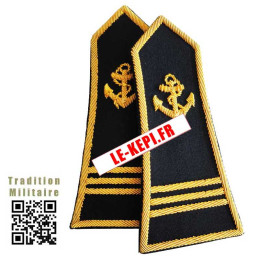 Pattes épaules SPENCER TROUPES DE MARINE CAPITAINE - TDM