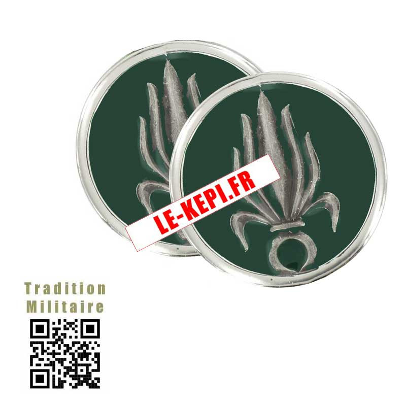 nsignes militaires de collet LEGION ETRANGERE CAVALERIE pour vareuse nsignes militaires de collet LEGION ETRANGERE CAVALERIE pour vareuse