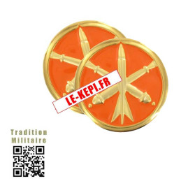 Insigne de Collet pour vareuse ARTILLERIE GROUPE GEOGRAPHIQUE