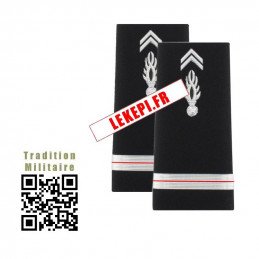 Fourreaux plastique Gendarmerie Départementale grade Adjudant-Chef