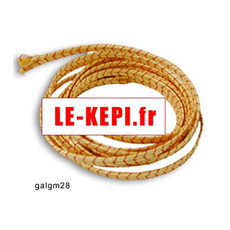 Soutache Or fil rouge 4 mm