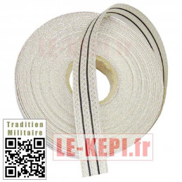 Galon blanc lézarde Sergent-Chef