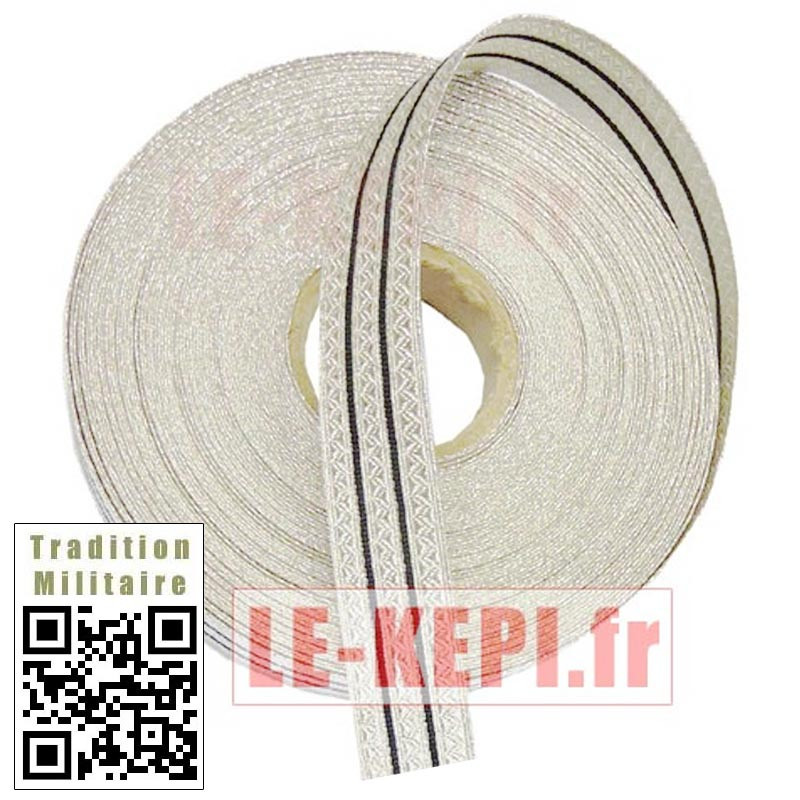 Galon blanc lézarde Sergent-Chef Galon blanc lézarde Sergent-Chef