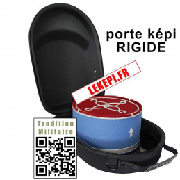 Porte Képi noir rigide reférence Christophe