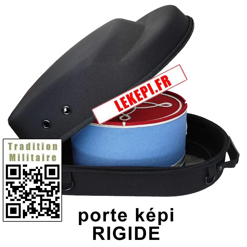 Porte Képi noir rigide reférence Christophe