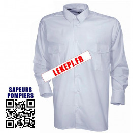 Chemise Sapeurs-Pompiers blanche manches longues