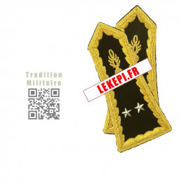 Pattes épaules Général 2 étoiles de Gendarmerie pour spencer