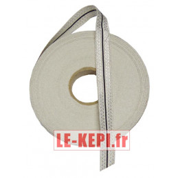 Galon blanc lézarde 18 mm