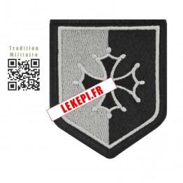 OCCITANIE écusson Gendarmerie Basse Visibilité brodé NOIR