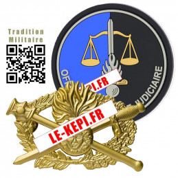 Brevet or Opj DQSG avec un écussons Opj Pvc