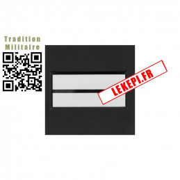 Galon Lieutenant pompier sur velcro plastique ou pvc