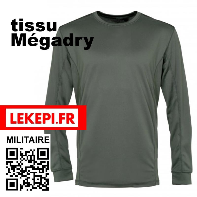 Sweat Sous-vêtement kaki Respirant megadry