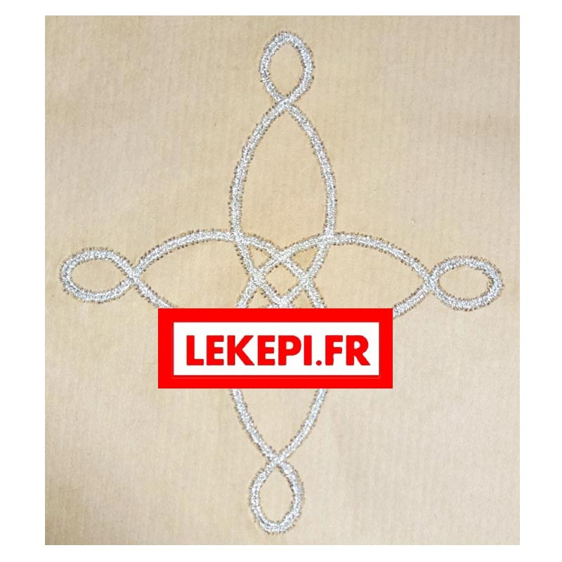 Trèfle Argent seul pour Postillon Gendarmerie