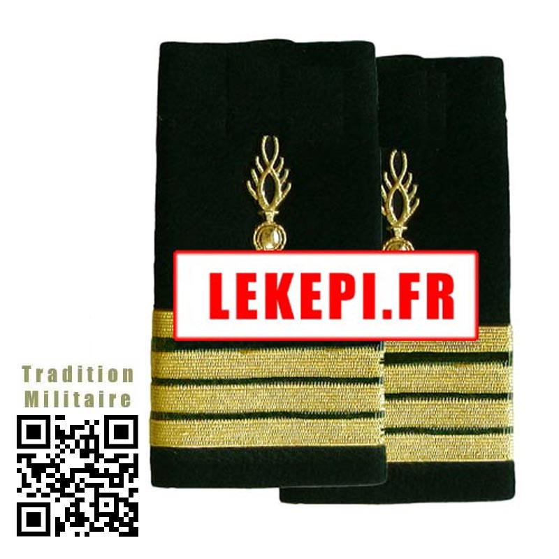Fourreaux Rigides COMMANDANT CHEF-D'ESCADRON Garde Républicain